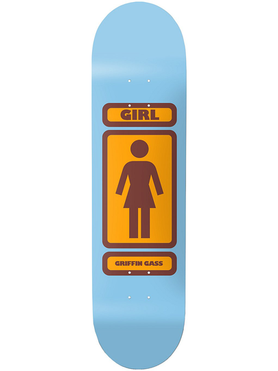 Girl Gass 93 Til 8.5" Skateboard Deck sininen