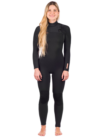 O'Neill Hyperfreak 5/4+ Chest Zip Wetsuit musta