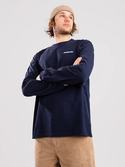 Patagonia P-6 Logo Responsibili Long Sleeve T-Shirt sininen