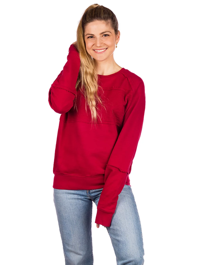 Coal Crystal Crewneck Sweater punainen