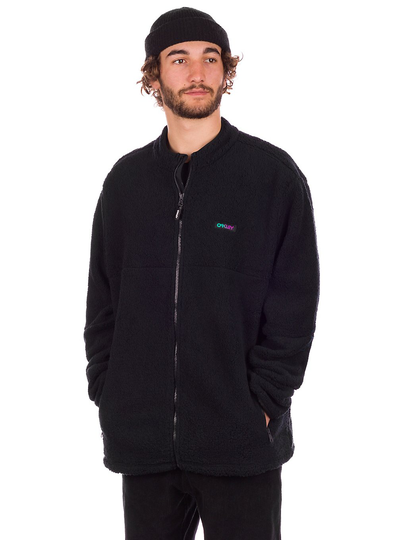 Oakley Gradient B1B Patch Zip Hoodie musta