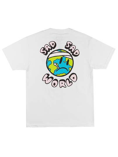 A.Lab Sad Sad World T-Shirt valkoinen