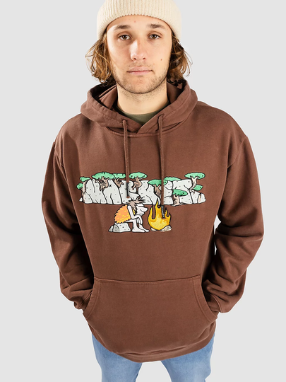 Market Neanderthal Hoodie ruskea
