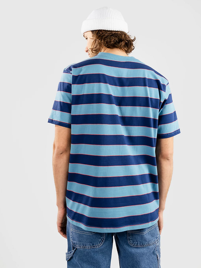 Volcom Maxer Stripe Crew T-Shirt sininen