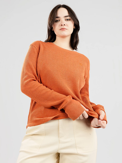 Kazane Brenda Long Sleeve T-Shirt oranssi