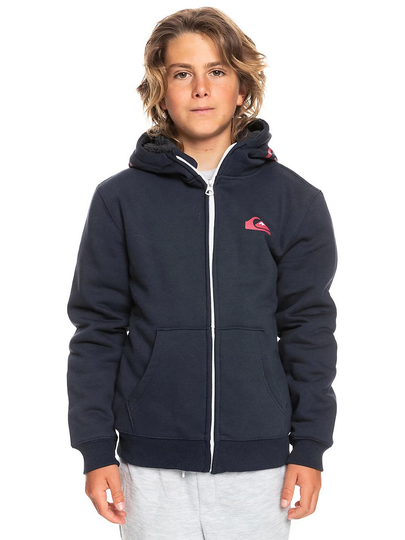 Quiksilver Best Wave Sherpa Zip Hoodie sininen