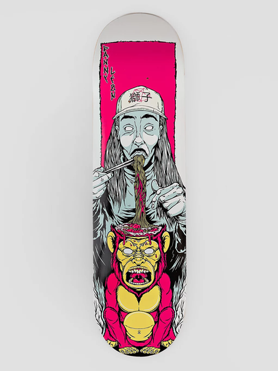 Jart Monkey Noodles 8.375" Skateboard Deck pinkki