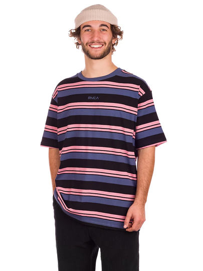 RVCA Curtis Stripe II T-Shirt musta