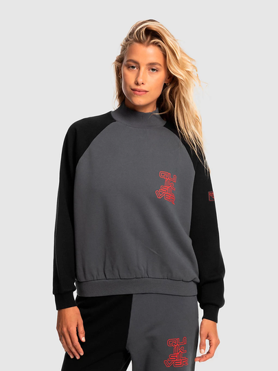 Quiksilver X Stranger Things Upside Down Sweater musta