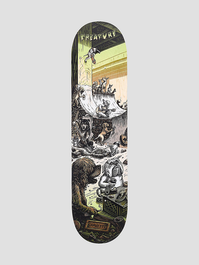 Creature Gravette Bridge Dawgz 8.3" Skateboard Deck kuviotu