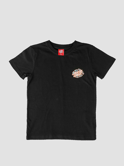 Santa Cruz Warp Broken Dot T-Shirt musta