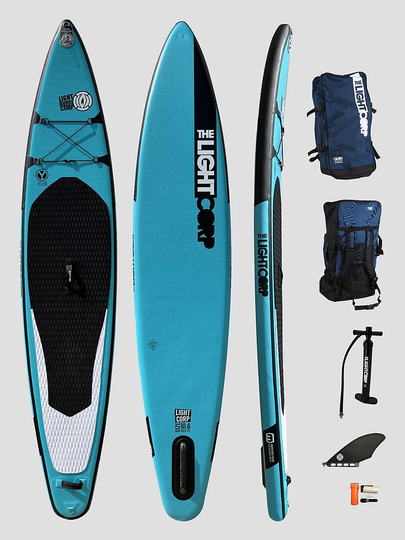 Light ISUP The Blue Series Tourer 10'6 X 25" SUP-Lauta kuviotu