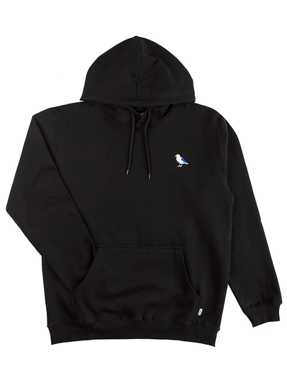 Cleptomanicx Embro Gull 2 Hoodie musta