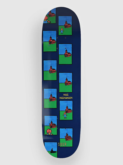 Sour Solution Nisse - Burn 8.125" Skeittilaudan dekki kuviotu