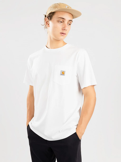 Carhartt WIP Pocket T-paita valkoinen
