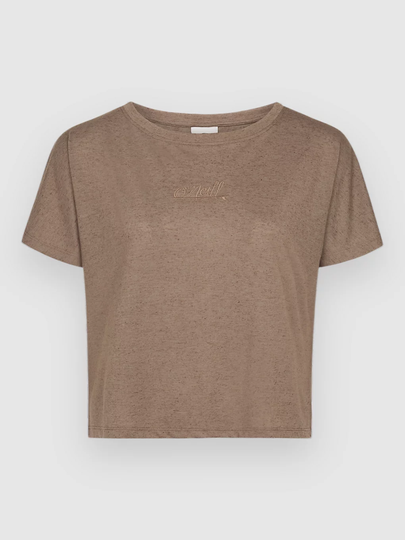 O'Neill Essentials Script Rape T-Paita ruskea