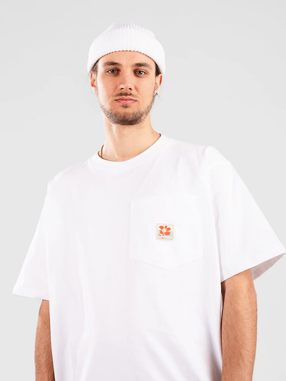 Converse Oversized Pocket T-Shirt valkoinen