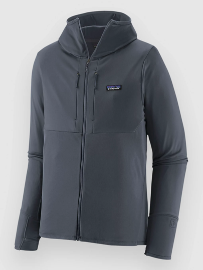 Patagonia R1 Thermal Full Vetoketjullinen huppari sininen