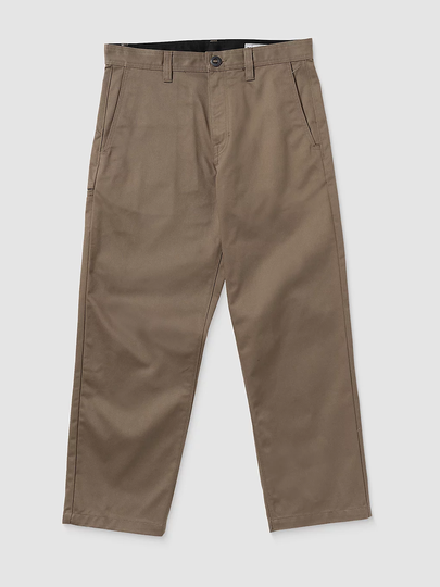 Volcom Frickin Skate Chino Housut ruskea