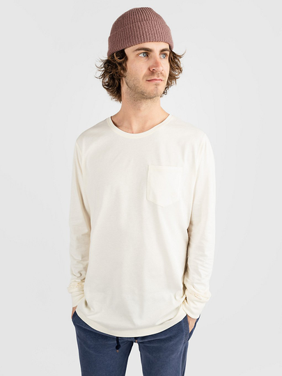 Kazane Oliver Naturals Long Sleeve T-Shirt valkoinen