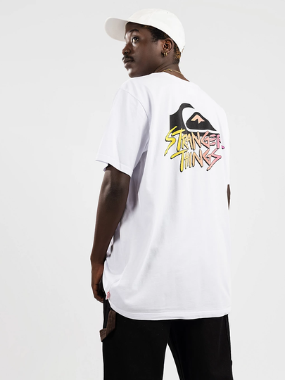 Quiksilver X Stranger Things T-Shirt valkoinen
