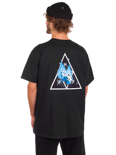 HUF Hot Dice TT T-Shirt musta