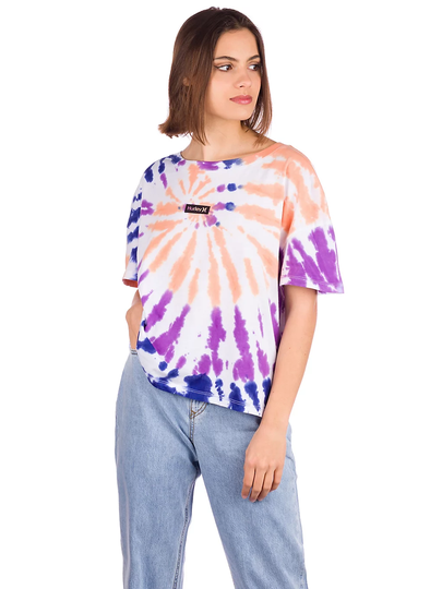 Hurley One & Only Tie Dye Flouncy T-Shirt tiedye