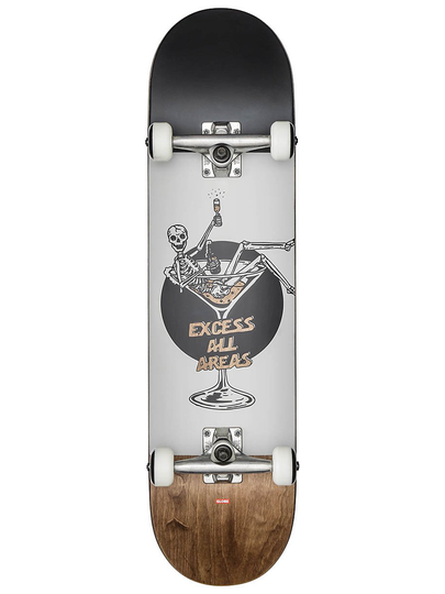 Globe G1 Excess 8.0" FU Complete valkoinen