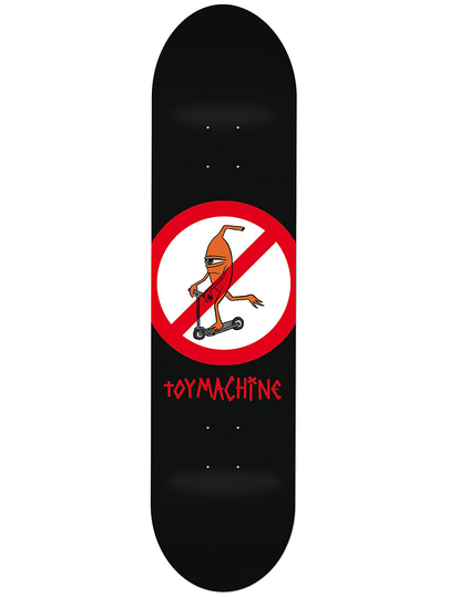Toy Machine No Scooter 8.0" Skateboard Deck musta