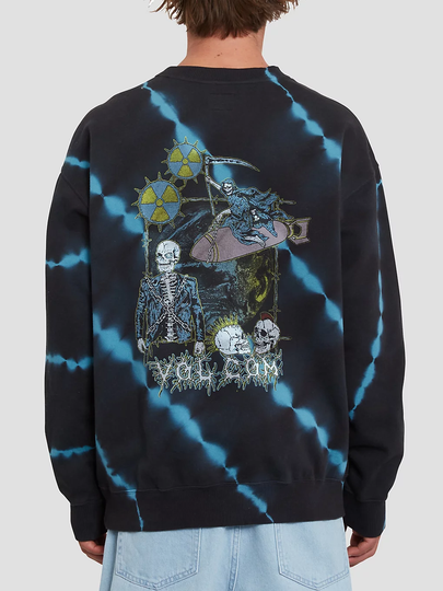 Volcom Richard French Sayer Fa Crew Sweater musta