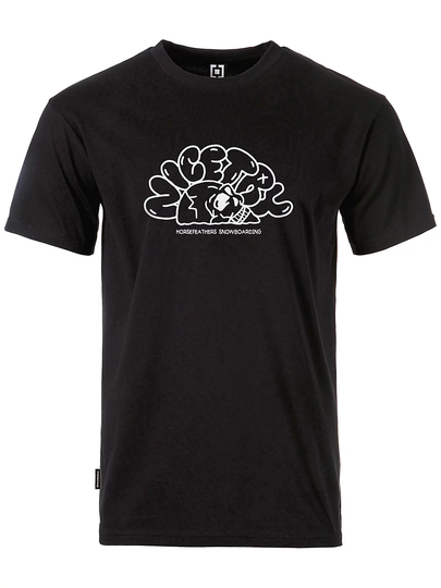 Horsefeathers Nice Try T-Shirt musta