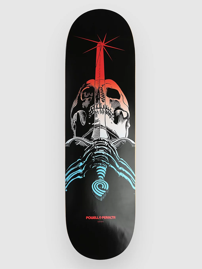 Powell Peralta Skull & Sword Blue Fade 9.0" Skeittilaudan dekki kuviotu