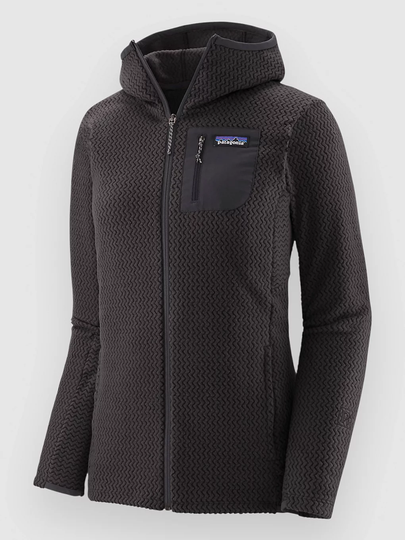 Patagonia R1 Air Full Vetoketjullinen Huppari musta