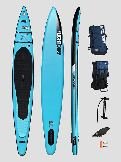Light ISUP The Blue Series Race 14'0 X 24" SUP-Lauta kuviotu