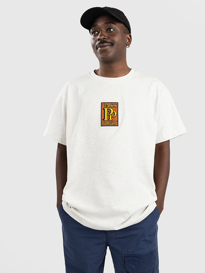 Pass Port PP Embroidery T-Shirt harmaa