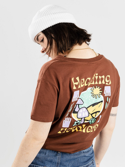 Dravus Joane T-Shirt ruskea