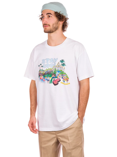Staycoolnyc Amusements T-Shirt valkoinen
