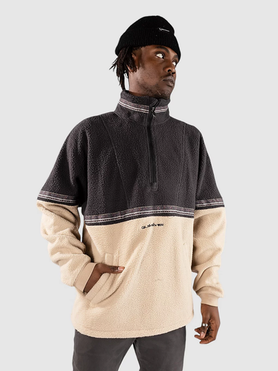 Quiksilver Take Us Back Block Polar Half-Zip Fleeceneule harmaa