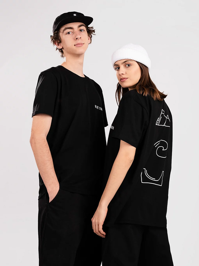Blue Tomato BT Slopes T-Shirt musta