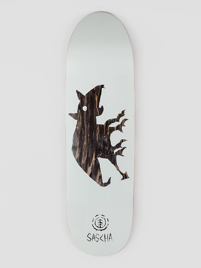 Element Sascha Demon 8.875" Skateboard Deck valkoinen