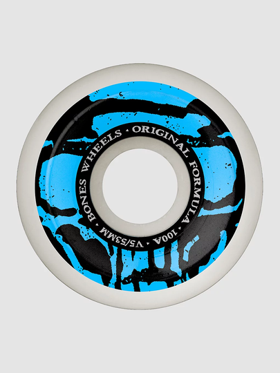 Bones Wheels 100's Originals Mu Skulls 53mm V5 S 100Am Renkaat valkoinen