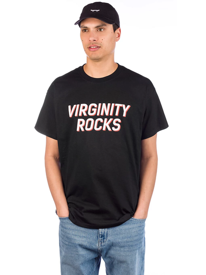 Danny Duncan Virginity Rocks T-Shirt musta