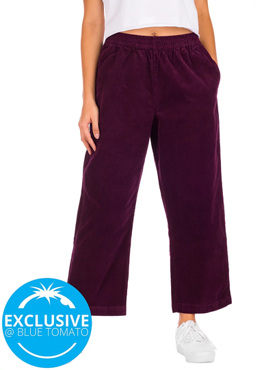 Empyre Zoey Elastic Waist Corduroy Pants violet