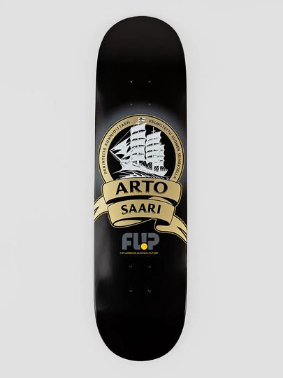 Flip Saari Mustard Ship 8.25" Skateboard Deck musta