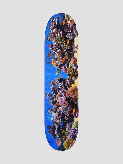 Mini Logo Fin Fur & Feather 18 ML242 K20 8.0" Skateboard Deck kuviotu
