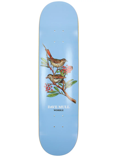 Worble Mull 7.75" Hermit Thrush Skateboard Deck kuviotu